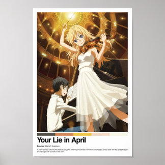 Your Lie in Aprilアニメプリント ポスター