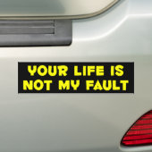 your_life バンパーステッカー (車上)