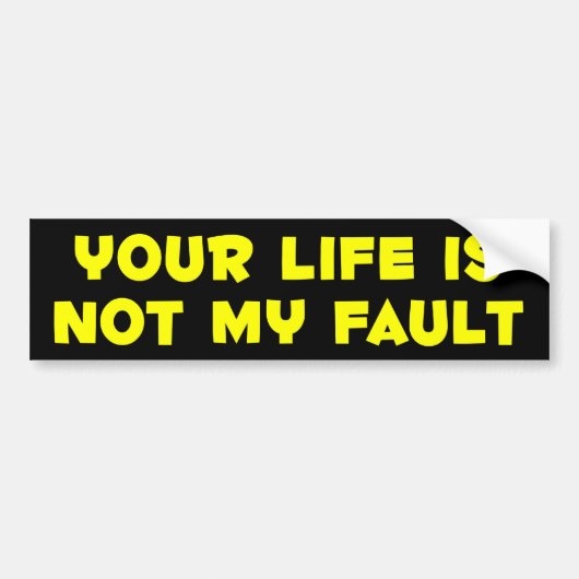 your_life バンパーステッカー (正面)