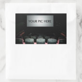 Your Life at the Movies 長方形シール (バッグ)