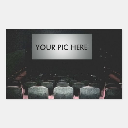 Your Life at the Movies 長方形シール (正面)