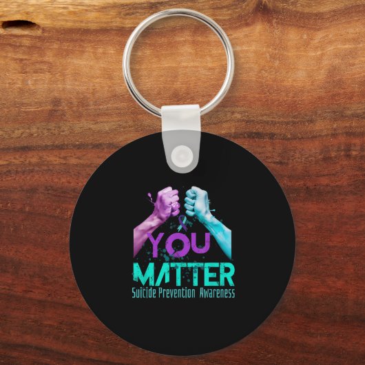 Your Life Choose To Keep On Going Suicide Preventi キーホルダー (正面)