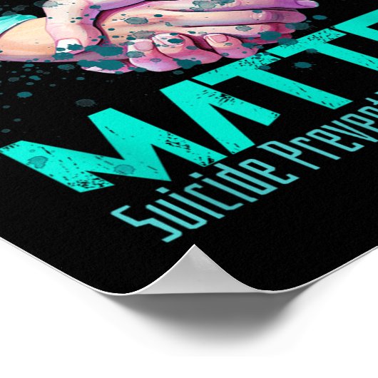 Your Life Choose To Keep On Going Suicide Preventi ポスター (角)