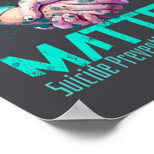 Your Life Choose To Keep On Going Suicide Preventi ポスター (角)