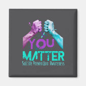 Your Life Choose To Keep On Going Suicide Preventi マグネット (正面)