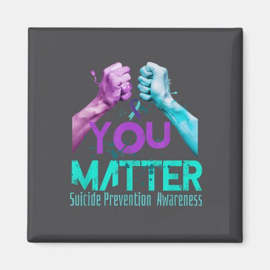 Your Life Choose To Keep On Going Suicide Preventi マグネット (正面)