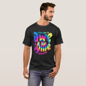 Your Life Is Awesome Be Grateful Tie Dye Motivatio Tシャツ (正面フル)