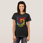 Your Life Is Awesome Be Grateful Tie Dye Motivatio Tシャツ (正面フル)