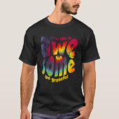 Your Life Is Awesome Be Grateful Tie Dye Motivatio Tシャツ (正面)