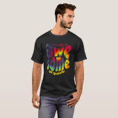 Your Life Is Awesome Be Grateful Tie Dye Motivatio Tシャツ (正面フル)
