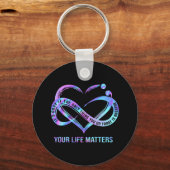 Your Life Matters自殺防止認識度Ke キーホルダー (正面)