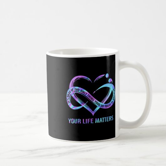 Your Life S自殺防止認識度滞在 コーヒーマグカップ (右)