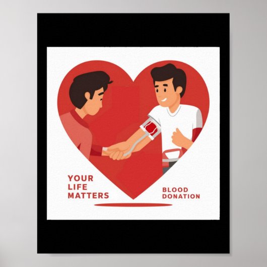 Your Life S – 献血ステッカー ポスター (正面)