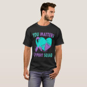 Your Life S Semicolon Suicide Prevention Awareness Tシャツ (正面フル)