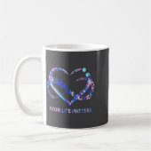 Your Life S Suicide Awareness Butterflies Heart  コーヒーマグカップ (左)