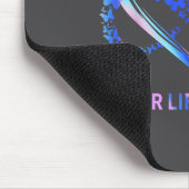 Your Life S Suicide Awareness Butterflies Heart マウスパッド (コーナー)
