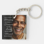 Your Life was a Blessing Photo Memorial キーホルダー (裏面)