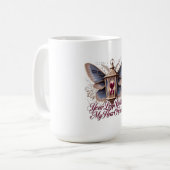 Your Light Guides My Heart Home Lantern  T-Shirt コーヒーマグカップ (正面左)