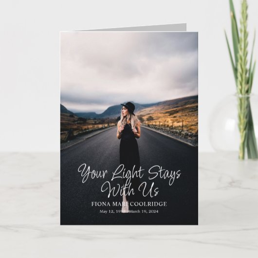 Your Light Stays Full Photo Memorial Program プログラム (正面)