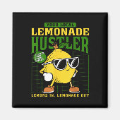 Your Local Lemonade Hustler Funny Lemon Stand Boss マグネット (正面)
