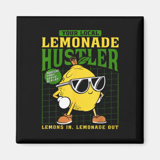 Your Local Lemonade Hustler Funny Lemon Stand Boss マグネット