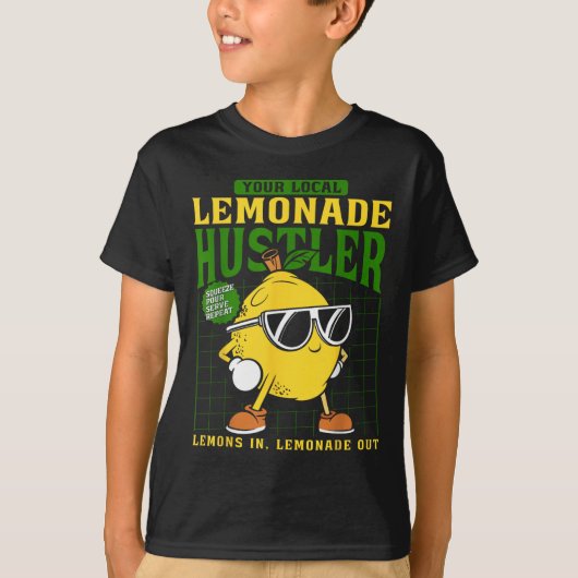Your Local Lemonade Hustler Funny Lemon Stand Boss Tシャツ (正面)