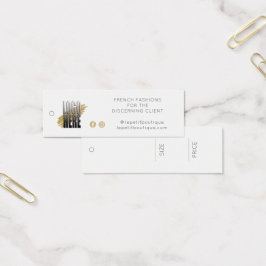 Your Logoソーシャルメディア白衣料品価格ラベル