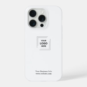 Your Logo ビジネス コーポレート モダン ミニマリスト iPhone 15 Proケース