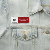 Your Logo and Name Personalized Employee 名札 (インサイチュ)