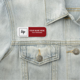 Your Logo and Name Personalized Employee 名札