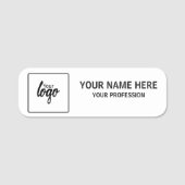 Your Logo and Name Personalized Employee 名札 (正面)