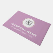 Your Logo Brand Business Company doormat ドアマット (アングル)
