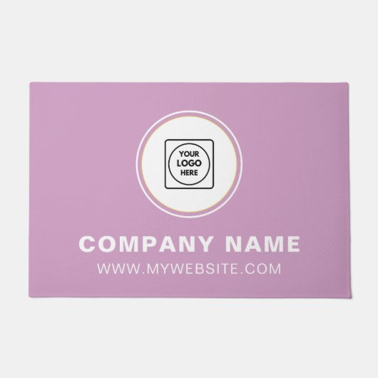 Your Logo Brand Business Company doormat ドアマット (正面)