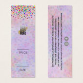 Your Logo Children's Clothing Store価格ラベル (正面&裏面)