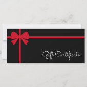 Your Logo Custom Business Gift Certificate (正面)