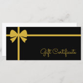 Your Logo Custom Business Gift Certificate (正面/裏面)