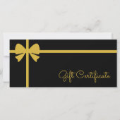 Your Logo Custom Business Gift Certificate (正面)