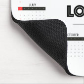 Your Logo Custom Business Marketing 2026 Calender マウスパッド (コーナー)