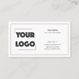 Your Logo Custom QR Code Marketing 名刺