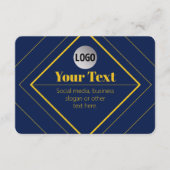 Your Logo & Customizable Design Template エンクロージャーカード (正面)