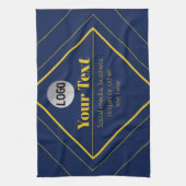 Your Logo & Customizable Design Template キッチンタオル (縦)