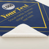 Your Logo & Customizable Design Template シェルパブランケット (3/4)