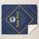 Your Logo & Customizable Design Template シェルパブランケット (正面(横))