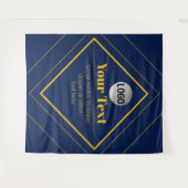 Your Logo & Customizable Design Template タペストリー (正面(横))