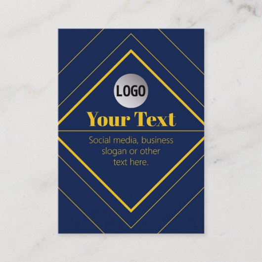 Your Logo & Customizable Design Template 名刺 (正面)
