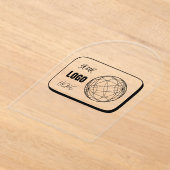 Your Logo Here アクリル招待状 (レイダウン)