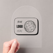 Your Logo Here アクリル招待状 (インサイチュ (ポータブル))