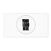 Your Logo Here テーブルウェア > ペーパーカップ ラベル (正面)