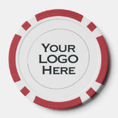 Your Logo Here - Custom Brand personalised ポーカーチップ (裏面)