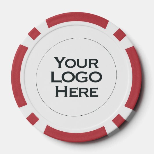 Your Logo Here - Custom Brand personalised ポーカーチップ (裏面)